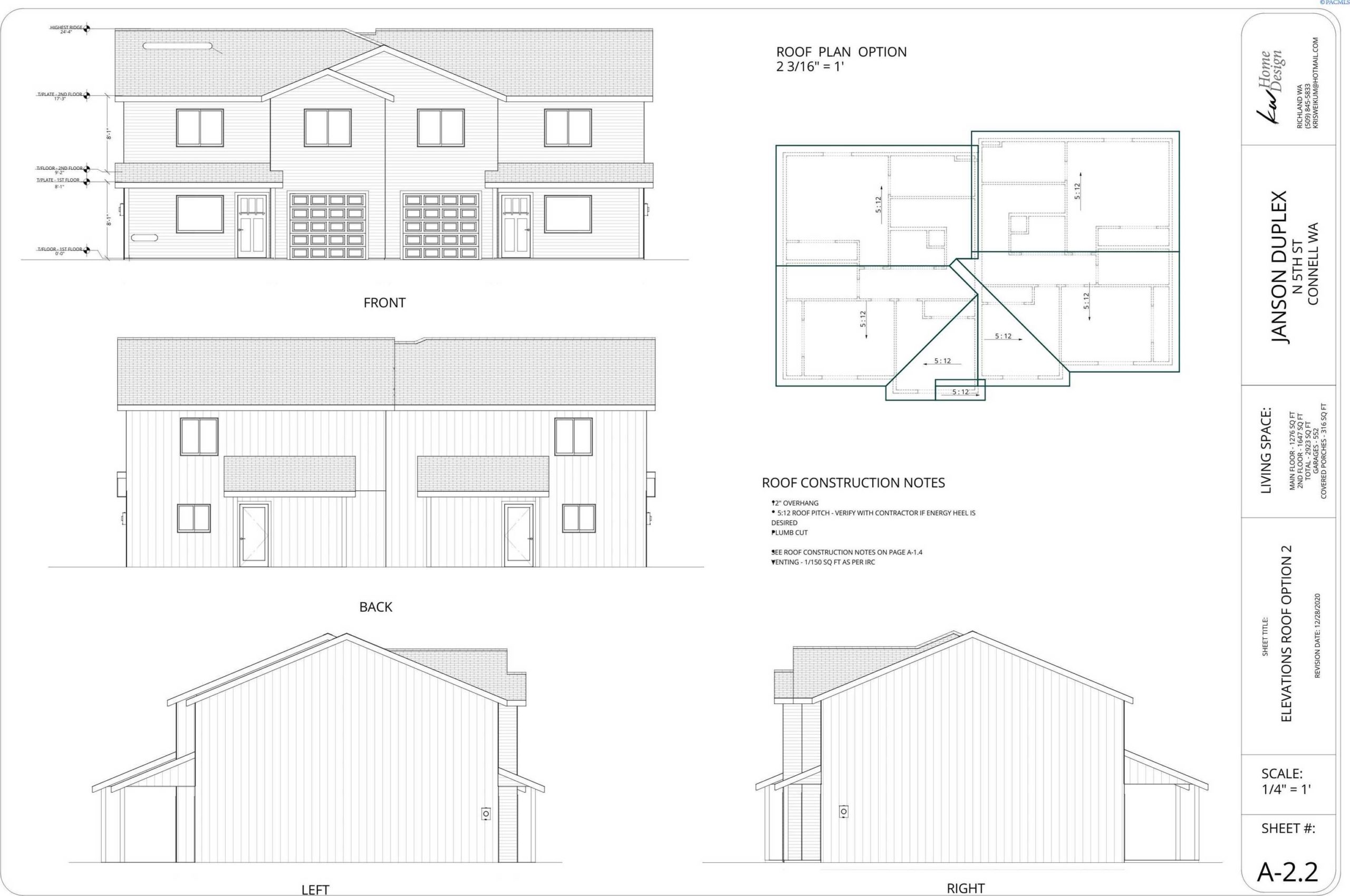 Photo of Newly Listed – Lot 2 Nka N 5th Ave, Connell, WA 99326